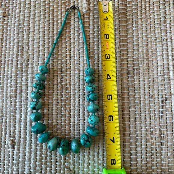 Natural turquoise necklace - Picture 6 of 7